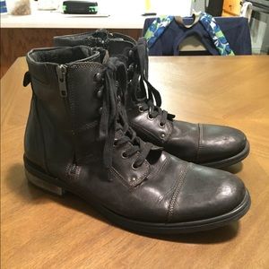 Alfani double zip capped boots